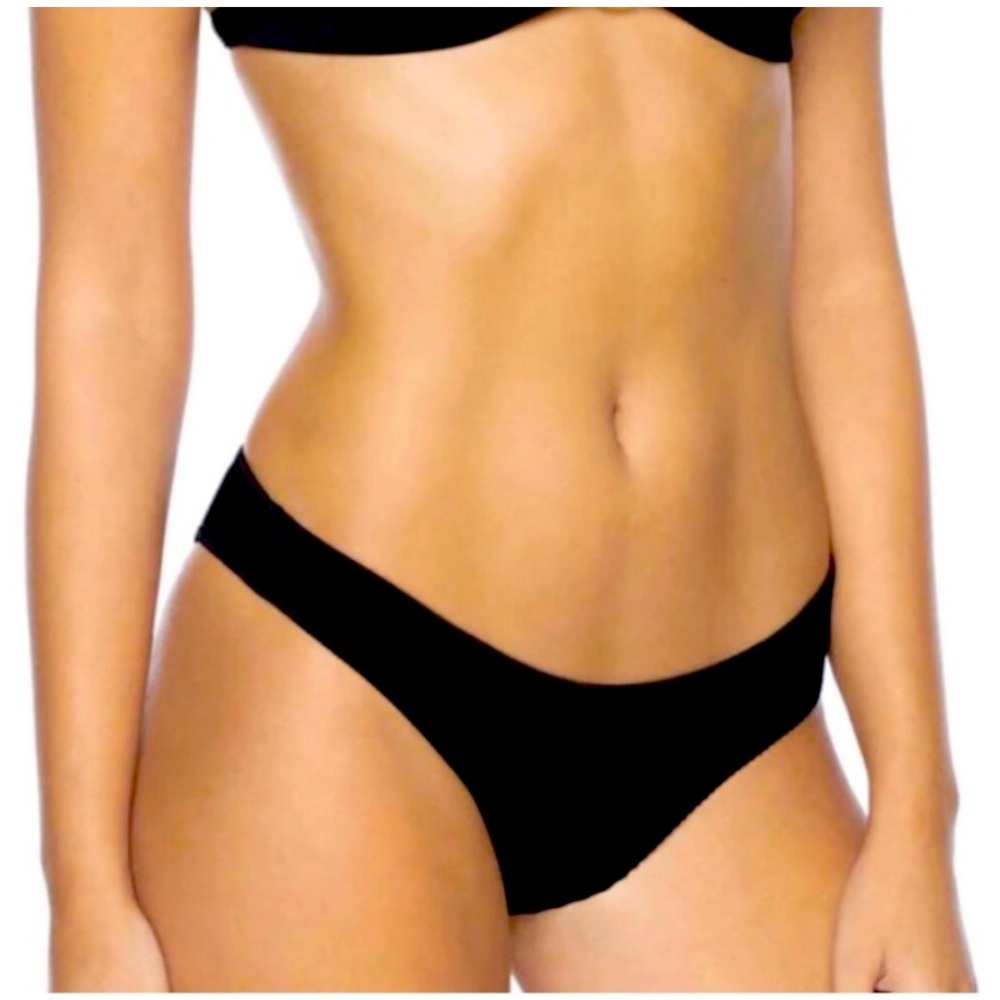 🆕 PILYQ BLACK PEARL BASIC TEENY BOTTOMS NWT